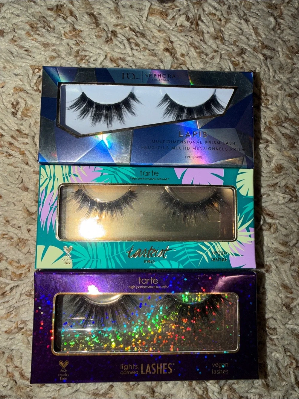 17 house of lashes/ tarte/ Anastasia various False Eyelashes Collection - Black